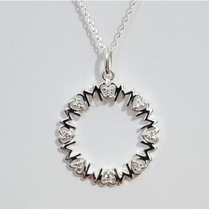 Sterling Silver MOM Necklace